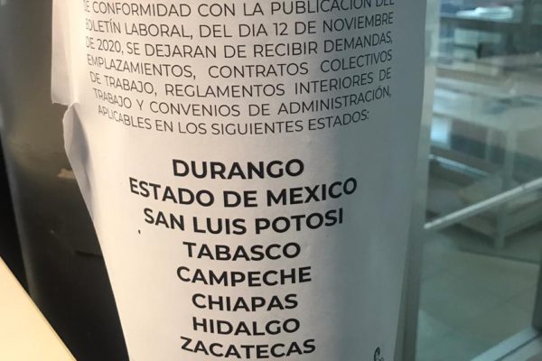 Presenta Junta Federal de Conciliación plan para cierre