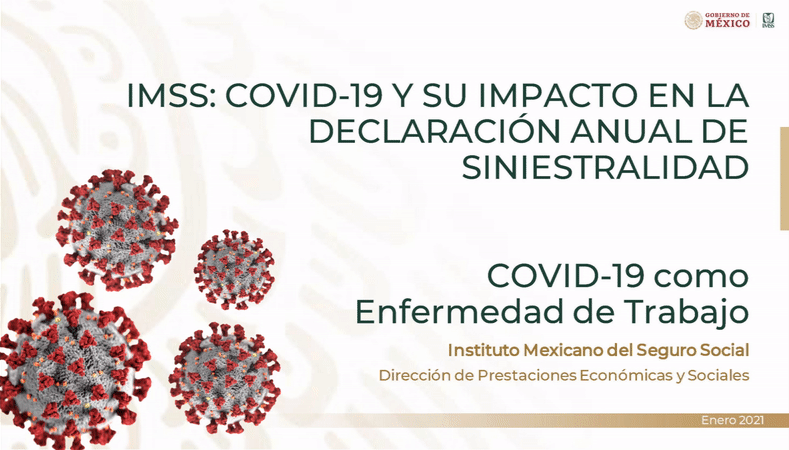 Presenta IMSS primeros criterios para calificar COVID como enfermedad de trabajo