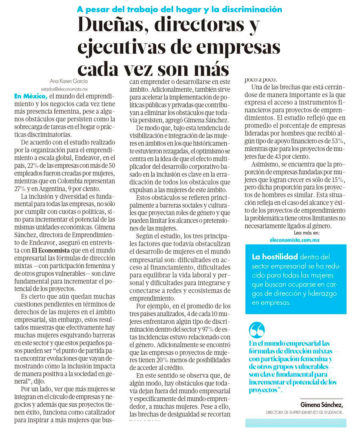 Dueñas, directoras y ejecutivas de empresas cada vez son más