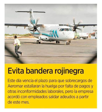 Evita bandera rojinegra