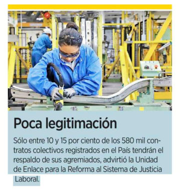 Poca legitimación