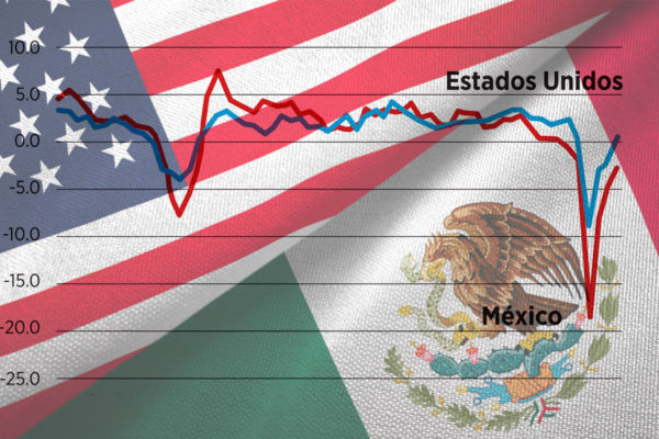 México y Estados Unidos dos rebotes desiguales