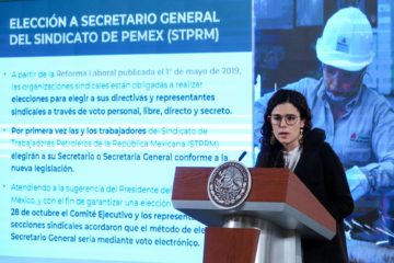 En riesgo, toma de nota del sindicato petrolero: Trabajo
