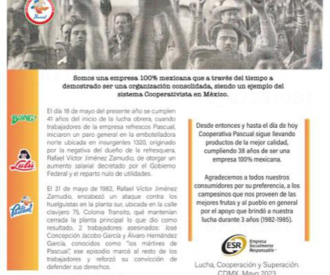 Celebra Cooperativa Pascual 38 aniversario