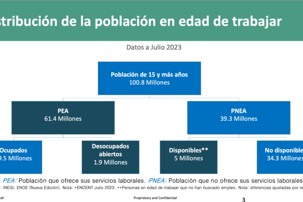 Reporte Mensual sobre Mercado Laboral Mexicano