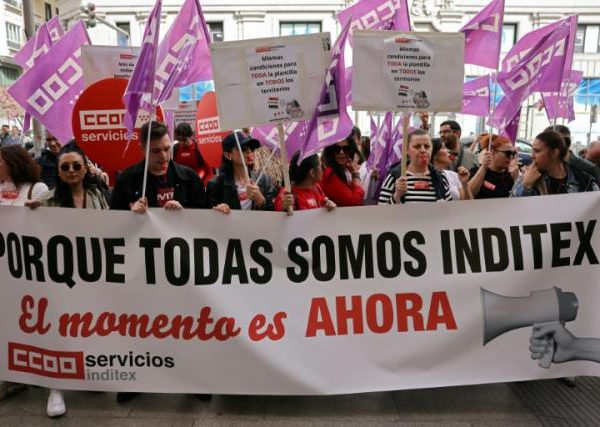 Empleados de Zara (Inditex) reclaman mejoras salariales y laborales