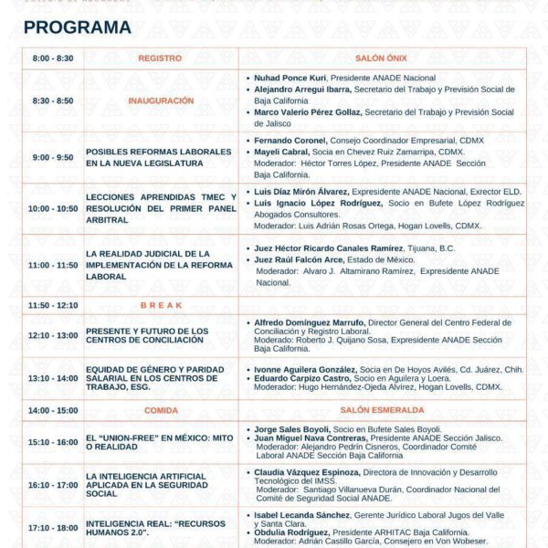 4° Congreso Nacional de Derecho Laboral 2024