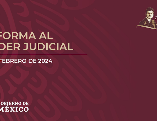 Presenta el ejecutivo su reforma al poder judicial