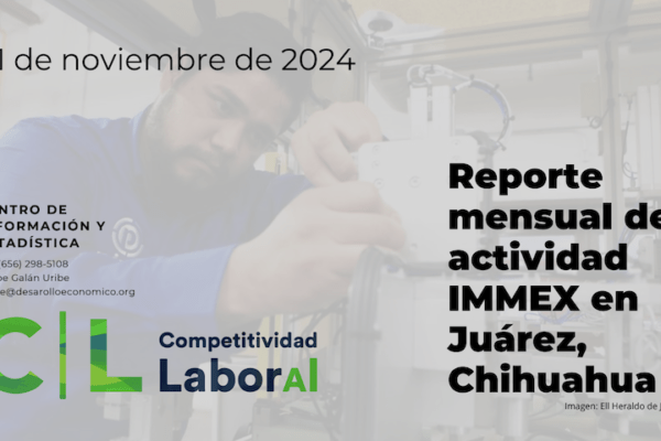 Presenta Competitividad Laboral datos INEGI sobre maquila