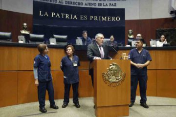 Termina la subcontratación de 390 trabajadores de limpia del Senado