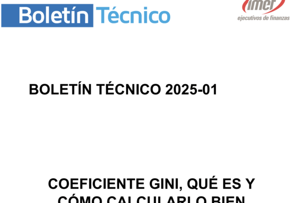 IMEF publica Coeficiente GINI, qué es y cómo calcularlo bien