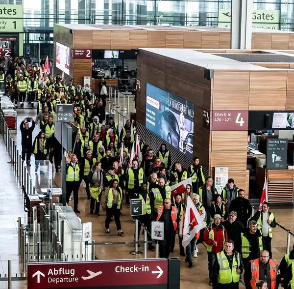 Huelga en Alemania, aislada por aire; miles de vuelos cancelados y al menos medio millón de pasajeros afectados