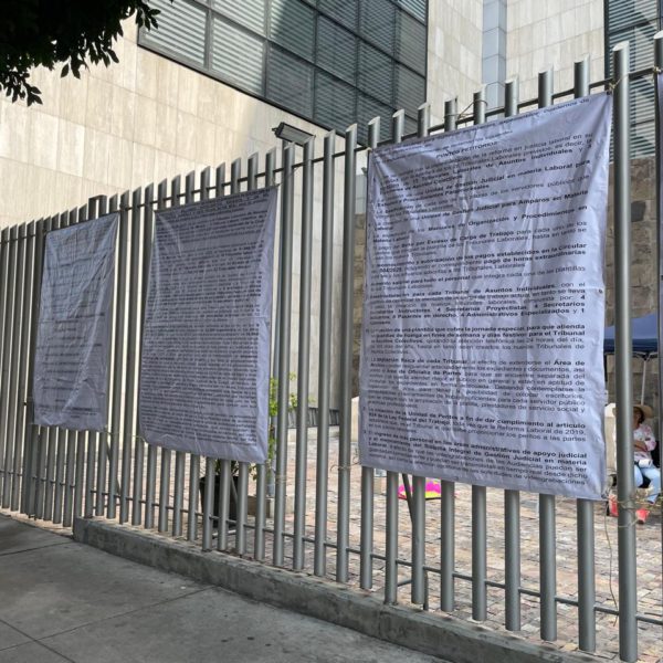 Persisten cierres en el Poder Judicial de la CDMX pese a reciente aumento salarial, en la Junta Federal también