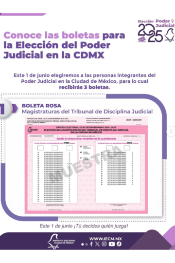“Elección Judicial 2025”